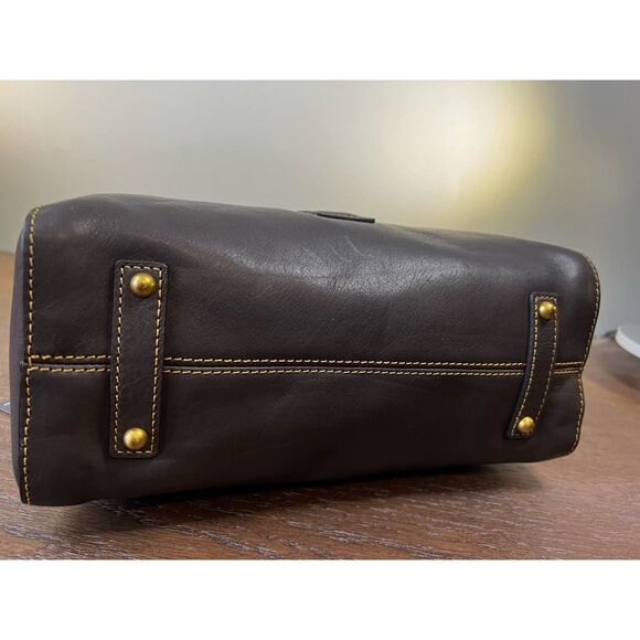 Dooney & Bourke Florentine Leather Cameron In color Charcoal - Picture 8 of 14